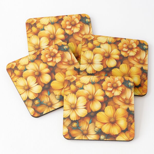 Item preview, Vibrant Yellow Cosmos Flowers: Add a Splash of Sunshine to Your Space designed and sold by asbno19.