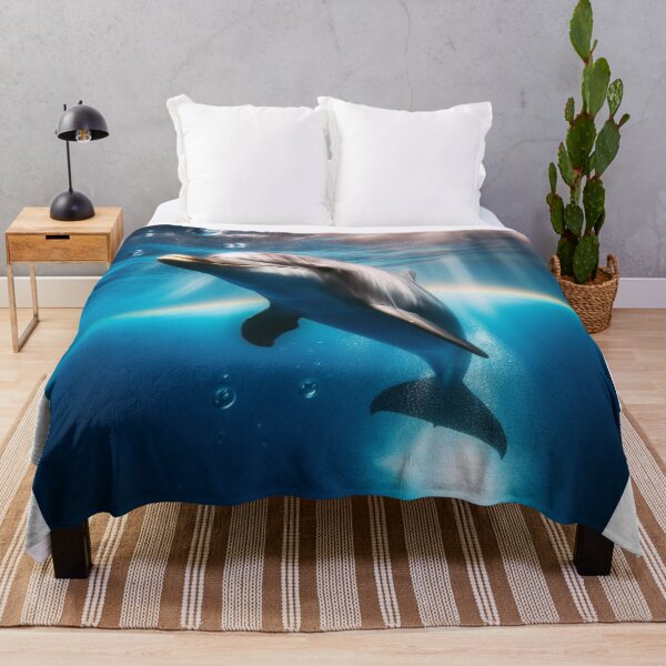 Item preview, Coastal Charmer - Dolphin's Graceful Swim designed and sold by ProgressMagnet.