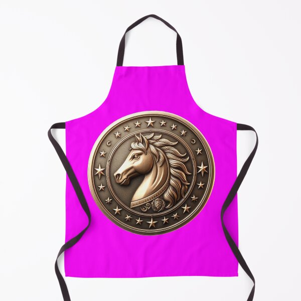 Item preview, HORSE SHIELD - #FF00FF designed and sold by Marlon Oseguera.
