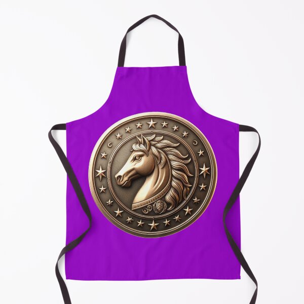 Item preview, HORSE SHIELD - #9900CC designed and sold by Marlon Oseguera.