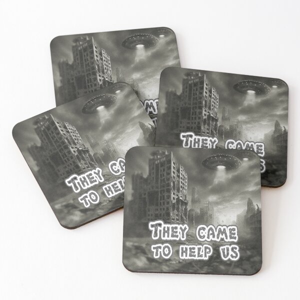 Item preview, They Came To Help Us designed and sold by Surreallytee.