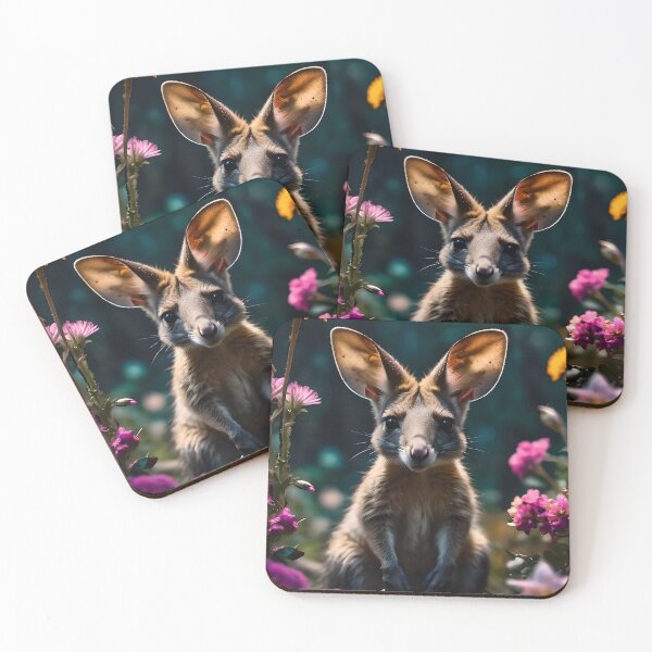 Item preview, Cute Happy Wallaby Kangaroo designed and sold by TheArtOfPat.