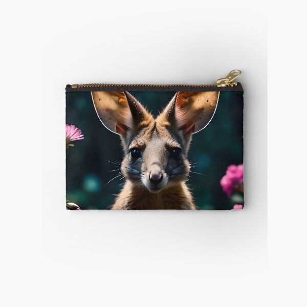 Item preview, Cute Happy Wallaby Kangaroo designed and sold by TheArtOfPat.
