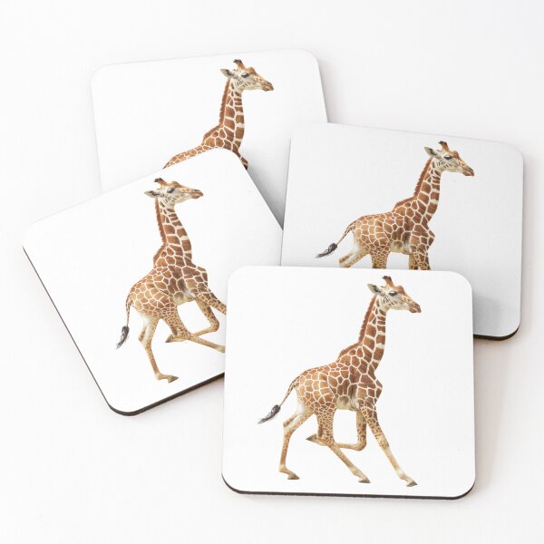 Item preview, Graceful Giraffe Striding in Sunlight designed and sold by prehistoricco.