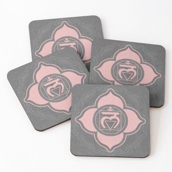 Item preview, Root Chakra Mandala - Slate + Rose designed and sold by Irene Estelle.