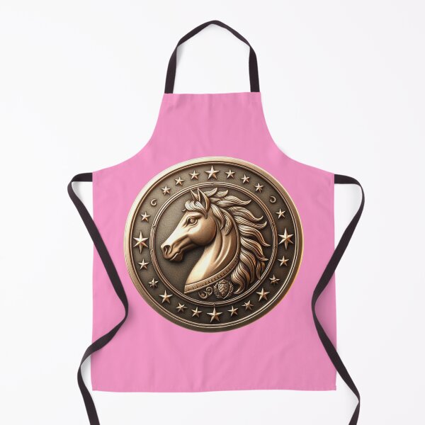 Item preview, HORSE SHIELD - #FF99CC designed and sold by Marlon Oseguera.