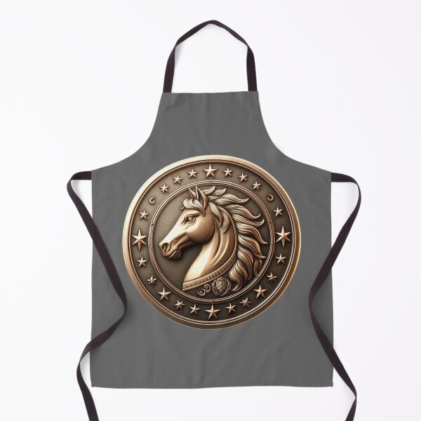 Item preview, HORSE SHIELD - #666666 designed and sold by Marlon Oseguera.