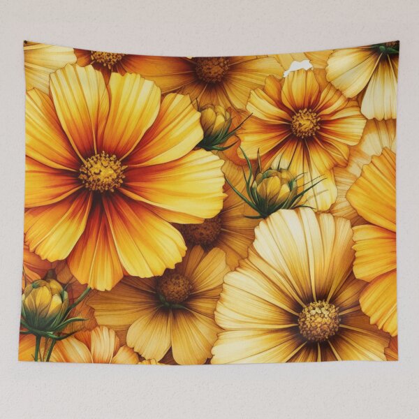 Item preview, Vibrant Yellow Cosmos Flowers: Add a Splash of Sunshine to Your Space designed and sold by asbno19.