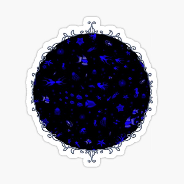 Item preview, Sea of Shapes and Shadows - Blue designed and sold by StephOBrien.