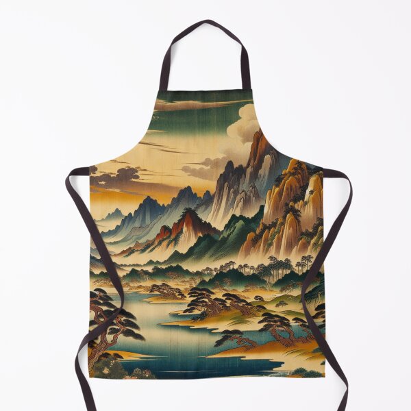 Item preview, Japanese Shinto Mountain Forest Landscape Art designed and sold by HippieFarms11.