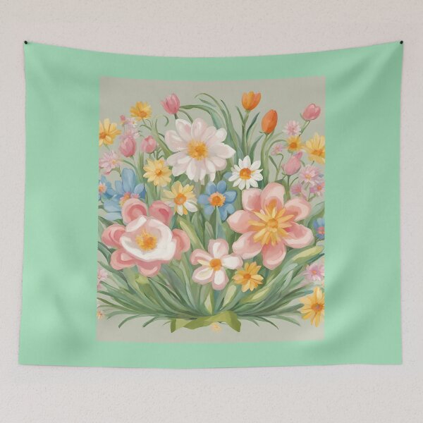Item preview, Floral easter design designed and sold by seahorse crossing.