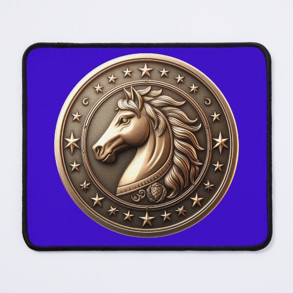 Item preview, HORSE SHIELD - #3300CC designed and sold by Marlon Oseguera.