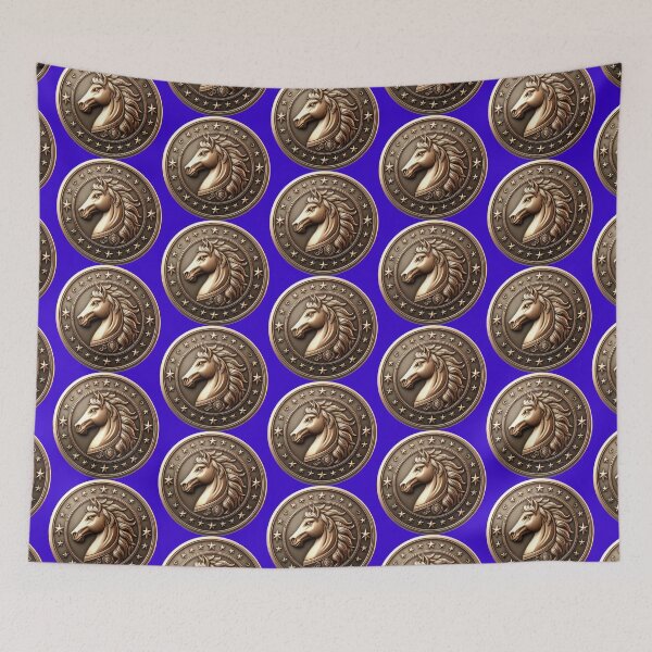 Item preview, HORSE SHIELD - #3300CC designed and sold by Marlon Oseguera.