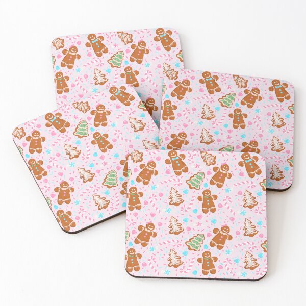 Item preview, Pink Gingerbread Dreams Digital Pattern designed and sold by Heavenly Hues.
