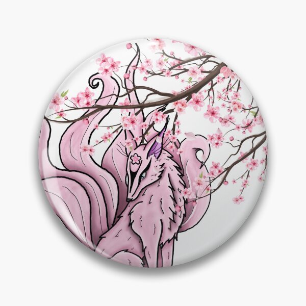 Item preview, Cherry blossom 7tail fox designed and sold by JimiGlover.
