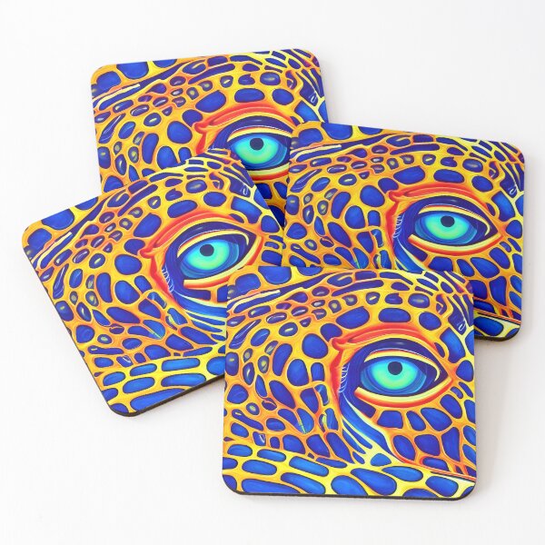 Item preview, Abstract Leopard blue eye  designed and sold by christineiris.