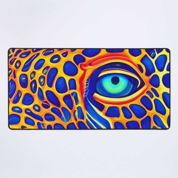 Item preview, Abstract Leopard blue eye  designed and sold by christineiris.