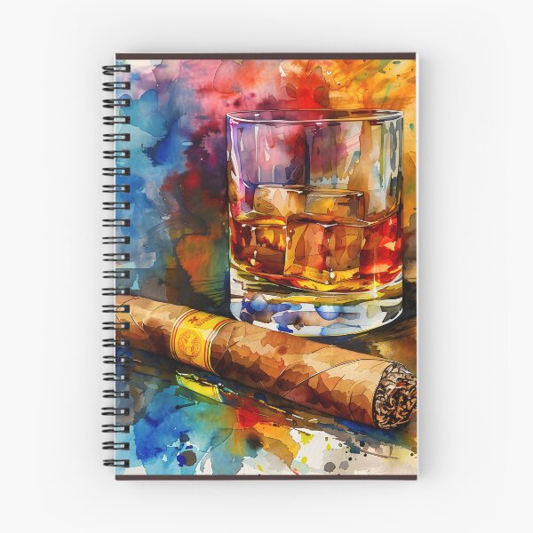 Artikelvorschau, Chromatisches Flüstern – Eine kubistisch-fauvistisch-impressionistische Geschichte von Whisky, Zigarre und Rauch entworfen und verkauft von OlfactoART Studio.