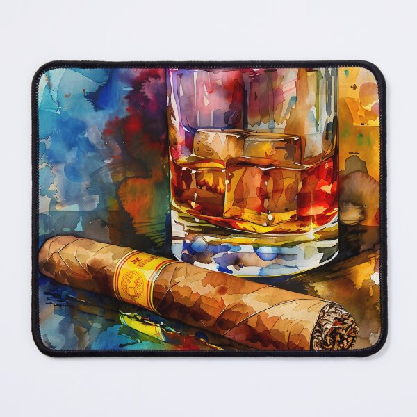 Item preview, Chromatic Whispers- A Cubist-Fauvist-Impressionist Tale of Whiskey, Cigar, and Smoke designed and sold by OlfactoART Studio.