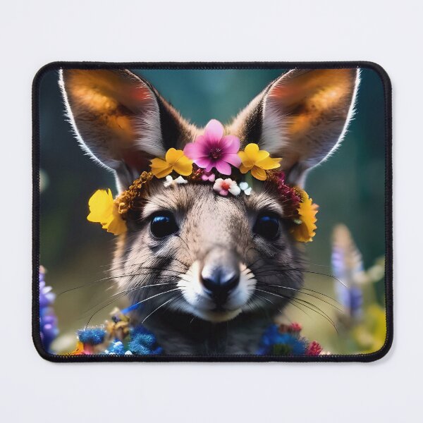 Item preview, Cute Happy Wallaby Kangaroo designed and sold by TheArtOfPat.