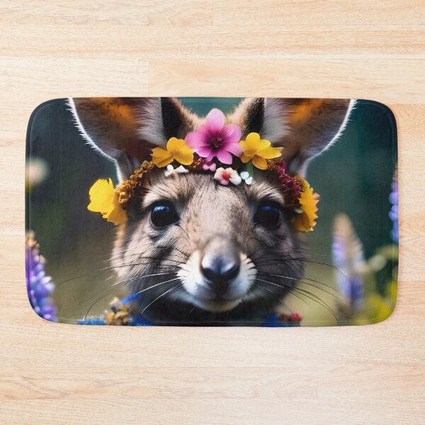 Item preview, Cute Happy Wallaby Kangaroo designed and sold by TheArtOfPat.