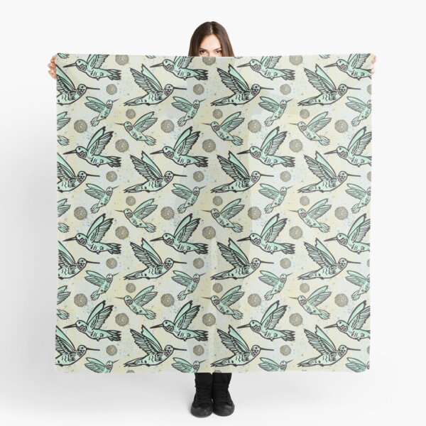 Item preview, Hummingbird Pattern Breezy designed and sold by SarahFullerArt.