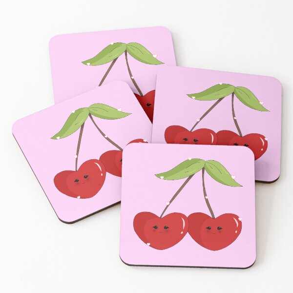 Item preview, Smiling Heart-Shaped Cherries designed and sold by Maya Vt.