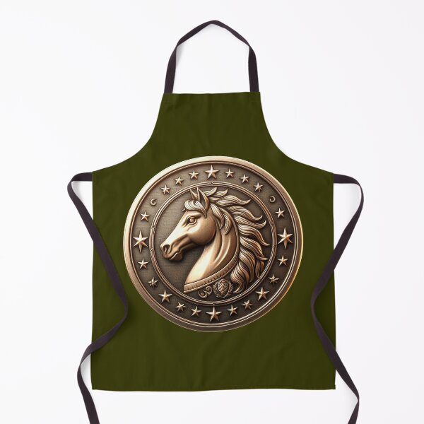 Item preview, HORSE SHIELD - #333300 designed and sold by Marlon Oseguera.