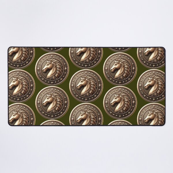 Item preview, HORSE SHIELD - #333300 designed and sold by Marlon Oseguera.