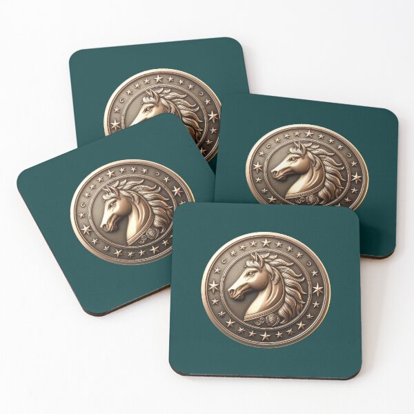 Item preview, HORSE SHIELD - #003333 designed and sold by Marlon Oseguera.