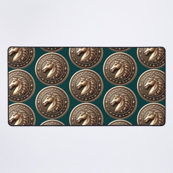Item preview, HORSE SHIELD - #003333 designed and sold by Marlon Oseguera.