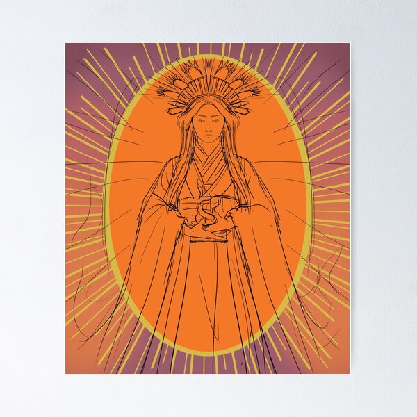 Item preview, Sun Goddess Amaterasu Lineline vII designed and sold by Leeh-designs.