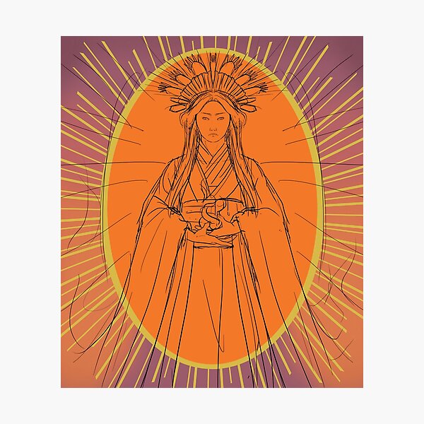 Item preview, Sun Goddess Amaterasu Lineline vII designed and sold by Leeh-designs.