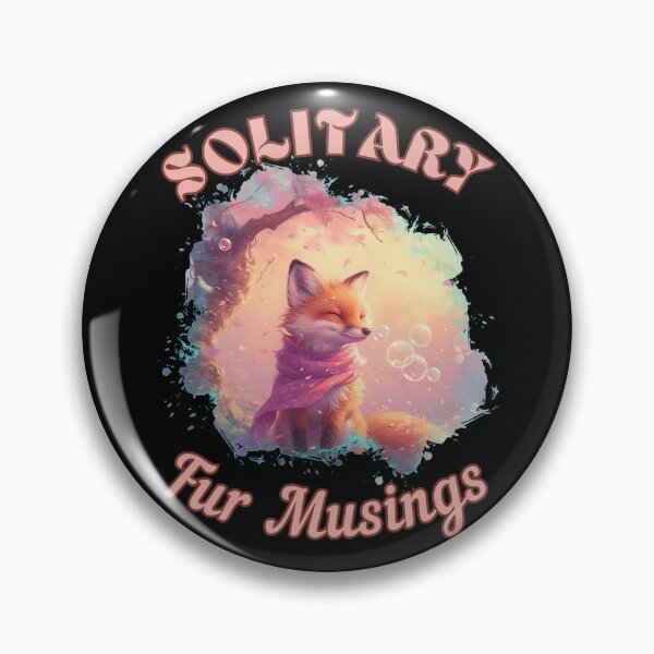 Item preview, Solitary Fur Musings. realistic fox designed and sold by FoxVibes.