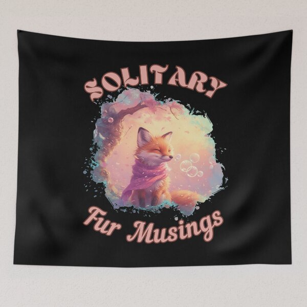 Item preview, Solitary Fur Musings. realistic fox designed and sold by FoxVibes.