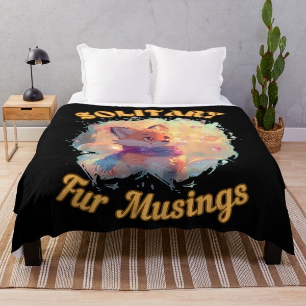Item preview, Solitary Fur Musings. fox saying designed and sold by FoxVibes.