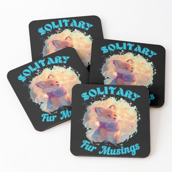 Item preview, Solitary Fur Musings. vintage fox designed and sold by FoxVibes.