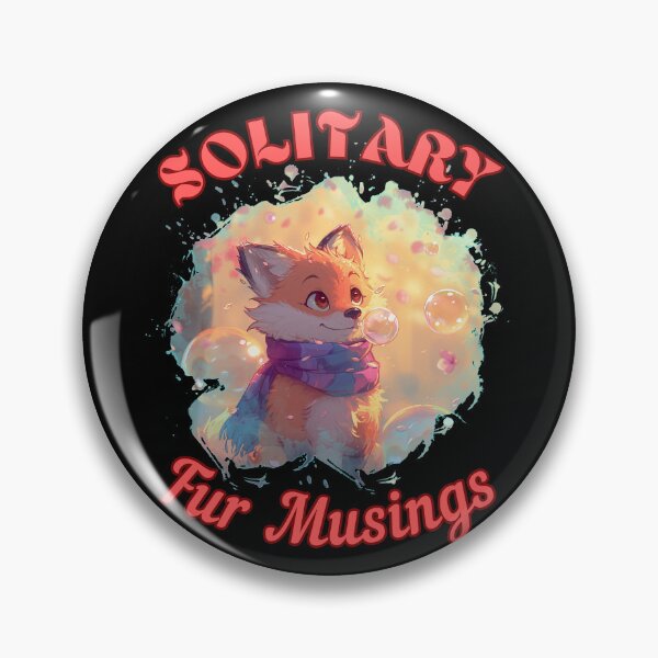 Item preview, Solitary Fur Musings. retro fox designed and sold by FoxVibes.
