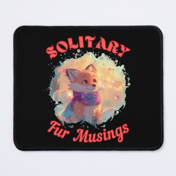 Item preview, Solitary Fur Musings. retro fox designed and sold by FoxVibes.