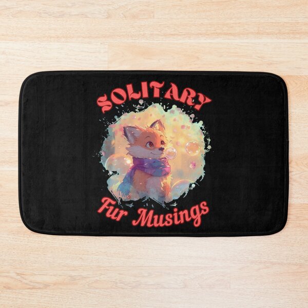 Item preview, Solitary Fur Musings. retro fox designed and sold by FoxVibes.