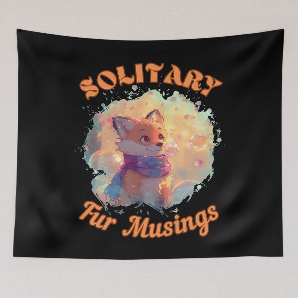 Item preview, Solitary Fur Musings. fox watercolor designed and sold by FoxVibes.