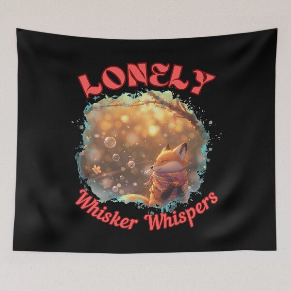 Item preview, Lonely Whisker Whispers. fox head designed and sold by FoxVibes.