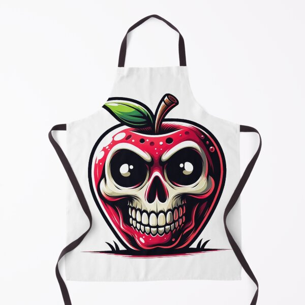 Item preview, Apple the scary face designed and sold by FerdiEverywhere.