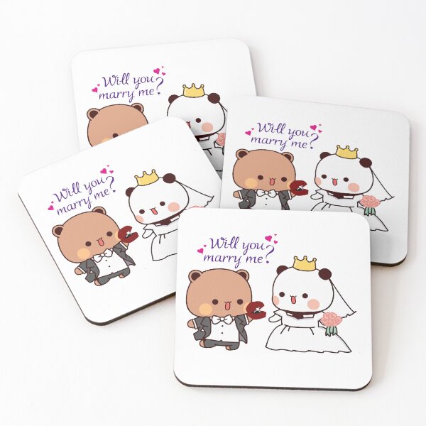 Item preview, Bubu & Dudu's Big Question: Adorable Bear Proposal with Royal Charm designed and sold by FEBRICAST.