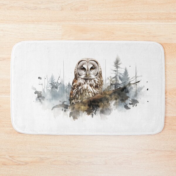 Item preview, Double Exposure Owl and Forest Illustration designed and sold by Roxane Bay.