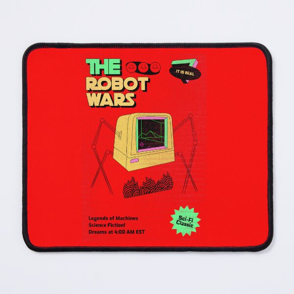 Item preview, Robot Wars Machine Takeover Alien Robot Sci Fi Dreams Mr Robot Surreal Vintage Classic designed and sold by StudioTVDinners.