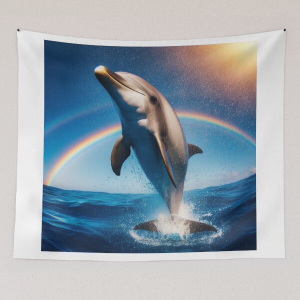 Item preview, Waves' Harmony - Dolphins in Ocean Ballet designed and sold by ProgressMagnet.