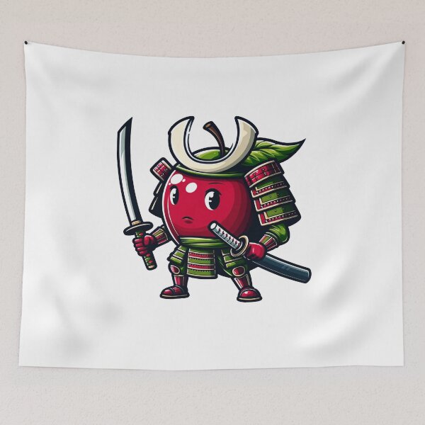 Item preview, Apple the Samurai Warrior designed and sold by FerdiEverywhere.