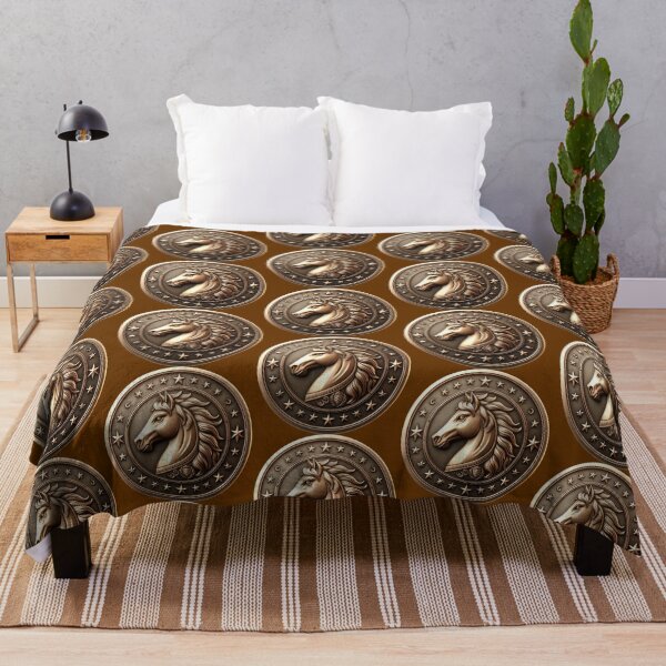 Item preview, HORSE SHIELD - #663300 designed and sold by Marlon Oseguera.