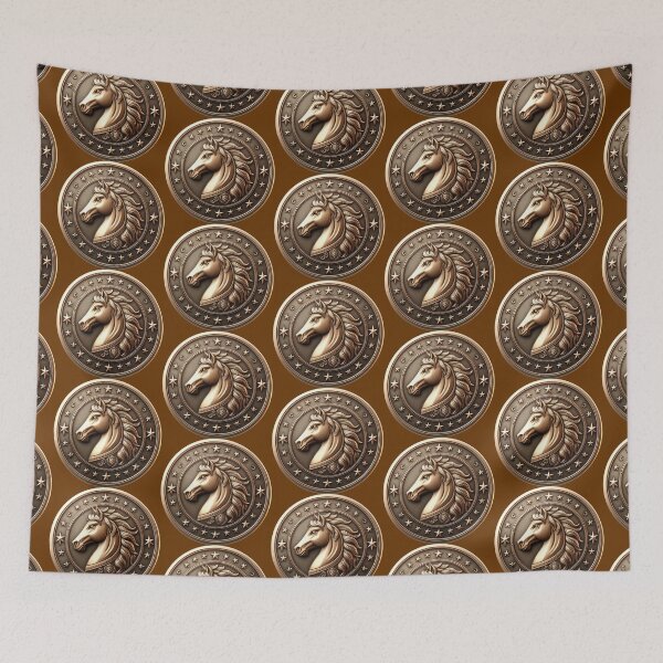 Item preview, HORSE SHIELD - #663300 designed and sold by Marlon Oseguera.